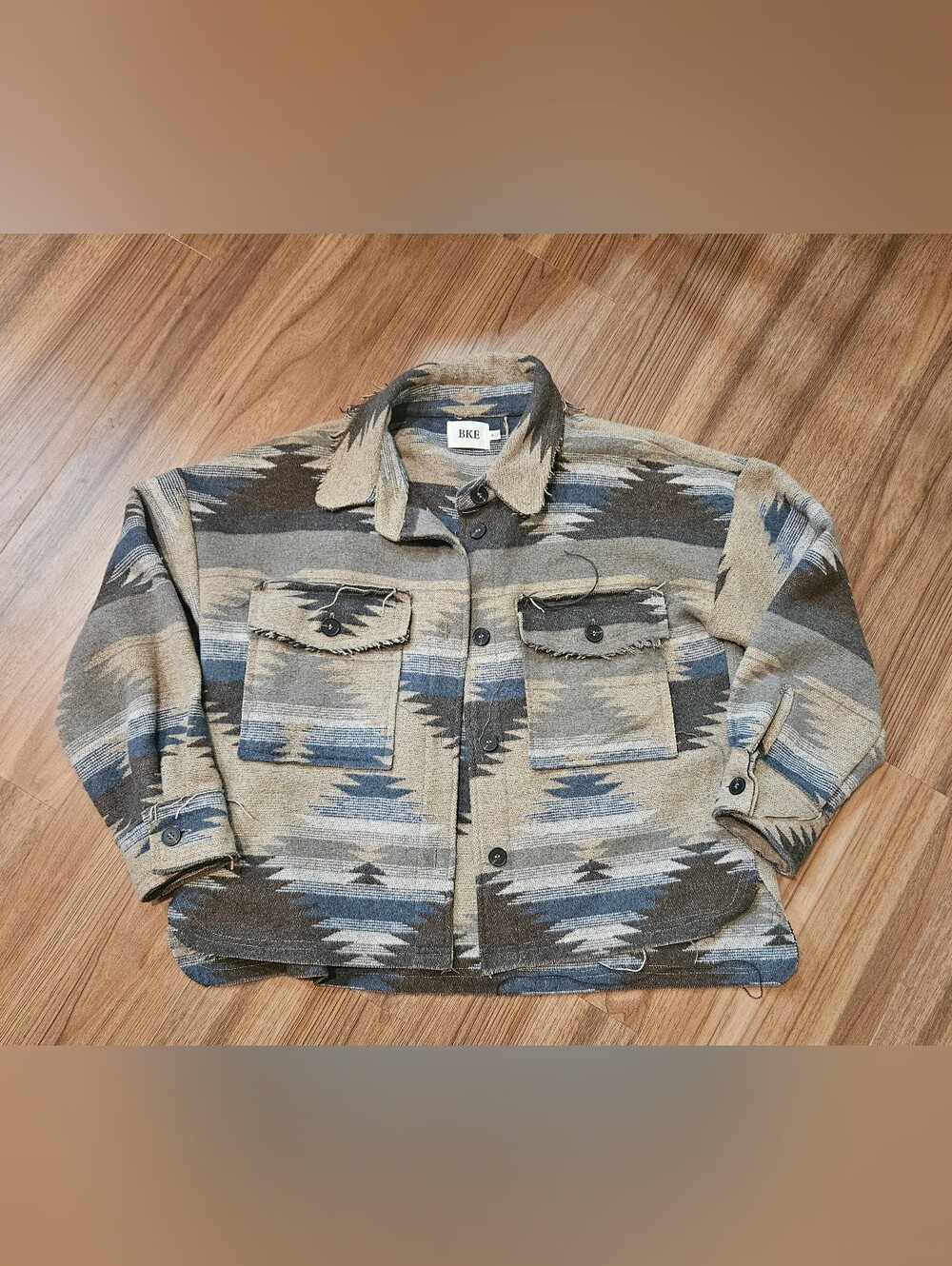 BKE Aztec Print  Shacket from Buckle Size Med